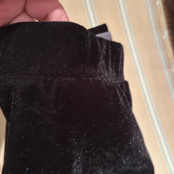 NWOT VINCE VELVET LEGGINGS WITH SHIMMER IN BLACK SIZE SMALL - Picture 11 of 12